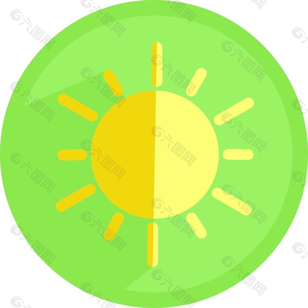 夏天的太阳图标