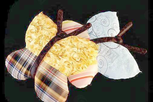 可爱的蝴蝶形抱枕 枕头 Pillow 90