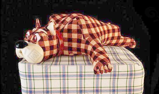 时尚长方形抱枕 动物形状枕头Pillow 65