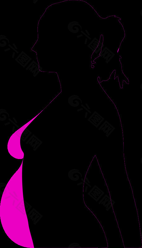 妊娠silhouet