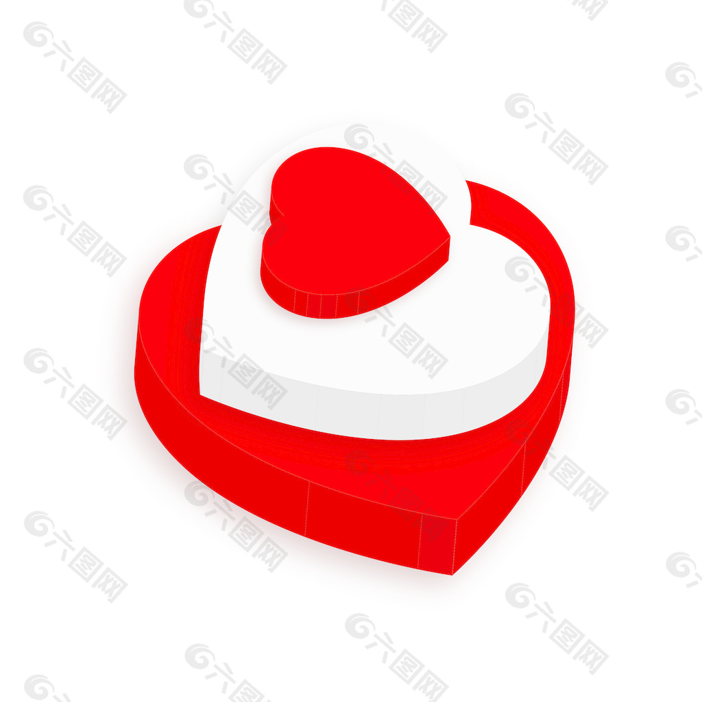 3D心形蛋糕