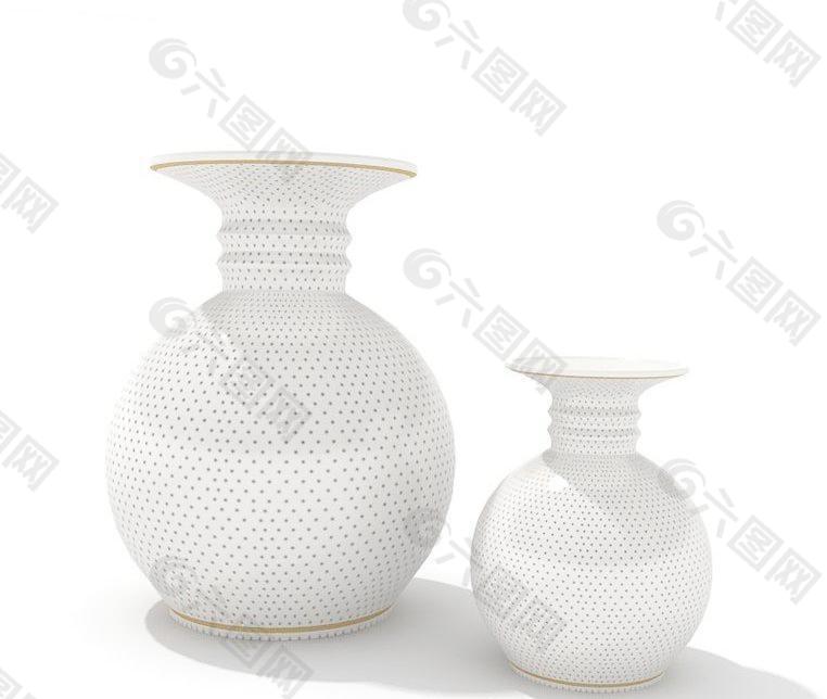 陶瓷花瓶026(带贴图)