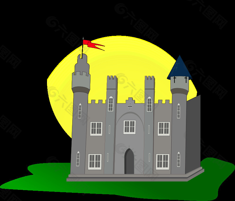 城堡的旗帜