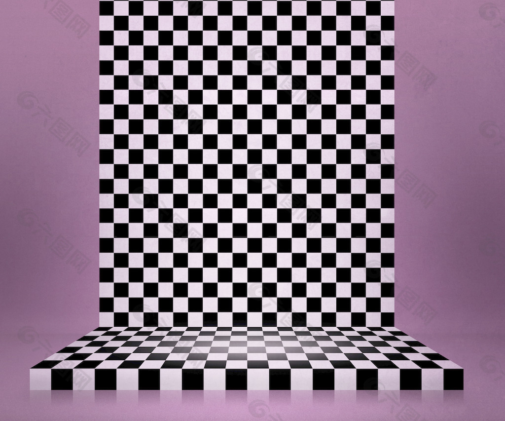 棋盘阶段紫室背景