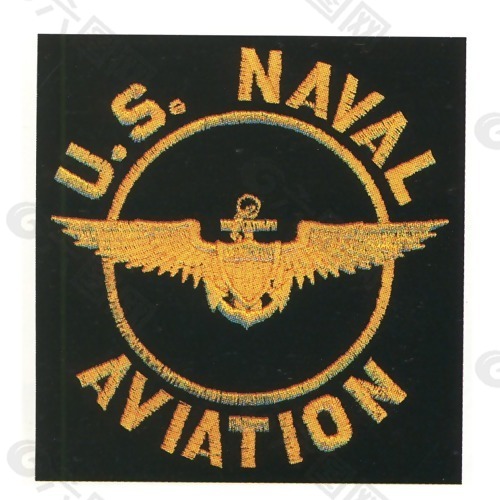 绣花 文字 英文 U.S NAVAL 免费素材