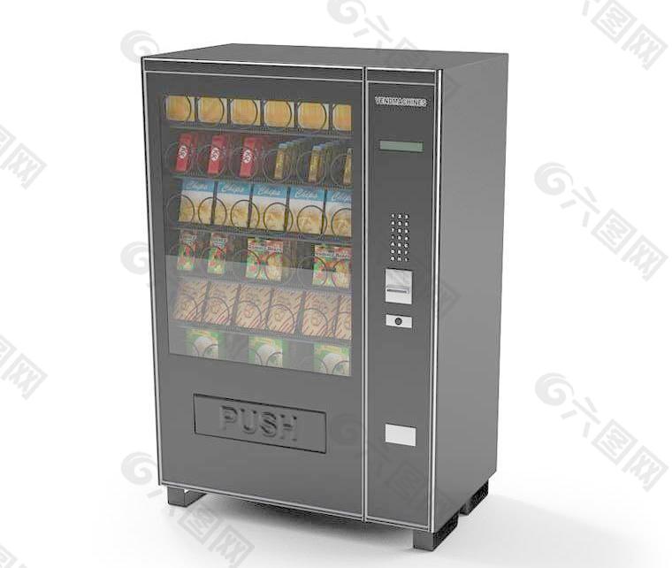 snack vending machine 小吃 自动售货机 自动贩卖机 黑色大号14