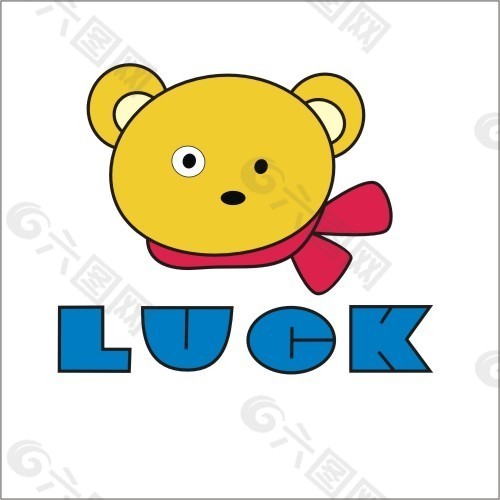 印花矢量图 熊 文字 英文 免费素材