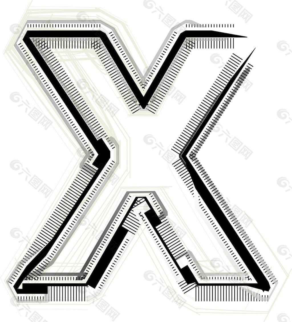 字母 X 標誌圖像會徽不尋常的技術 向量, 徽, 異常, 技術向量圖案素材免費下載，PNG，EPS和AI素材下載 - Pngtree