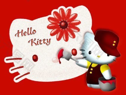位图 卡通动物 hello kitty 猫 免费素材
