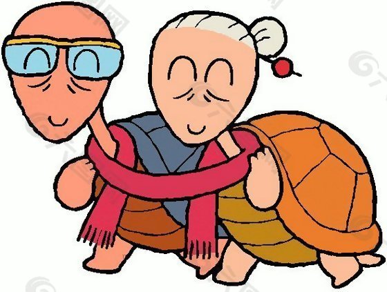 位图 动物 乌龟 乌龟 可爱卡通 免费素材