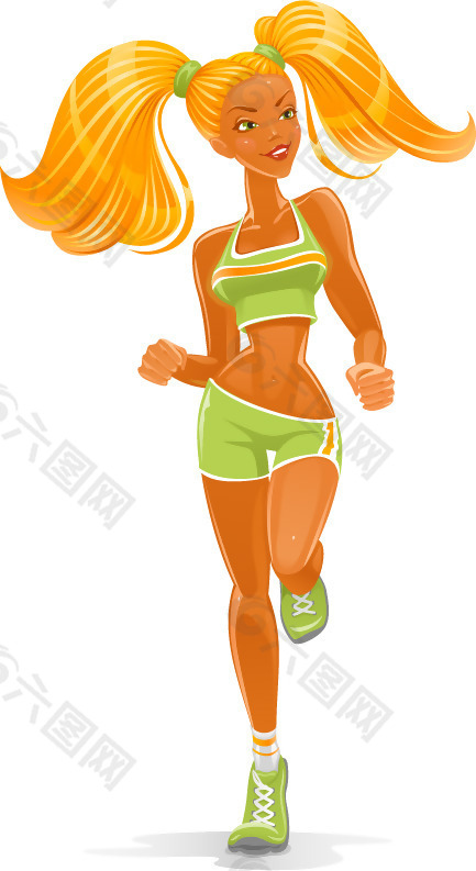印花矢量图 人物 女人 CG插画 色彩 免费素材