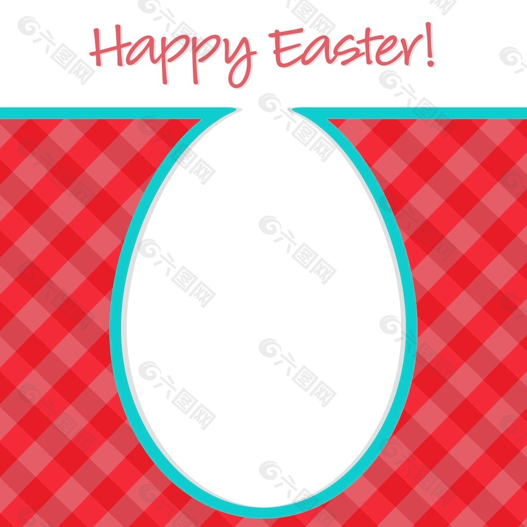 复活节快乐鲜鸡蛋卡矢量格式