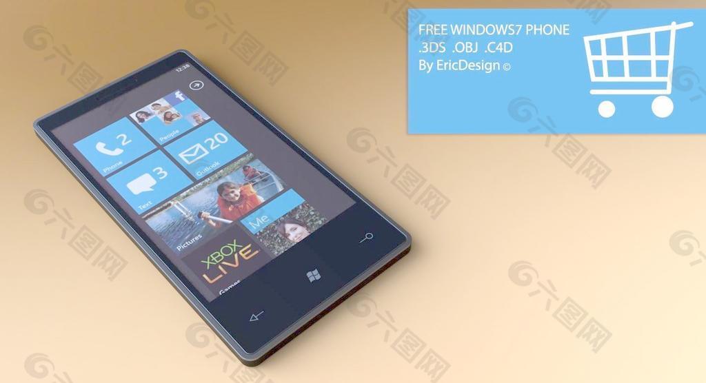 free windows7 mobile phone 3D win7手机