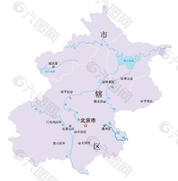 中国北京地图免费下载