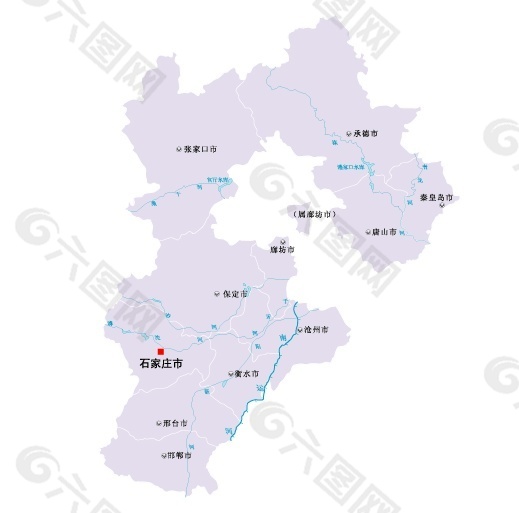 中国河北地图免费下载