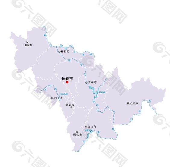 中国吉林地图免费下载