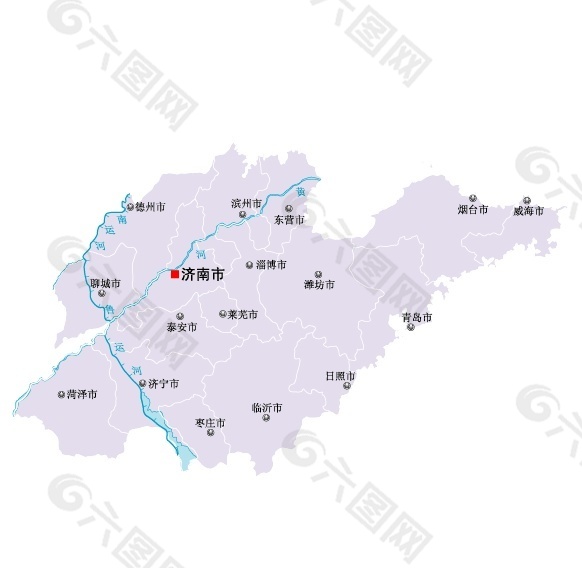 中国山东地图免费下载