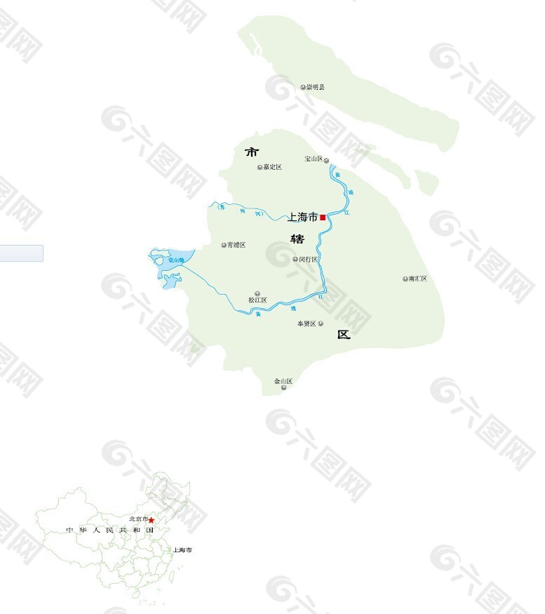 中国上海地图免费下载