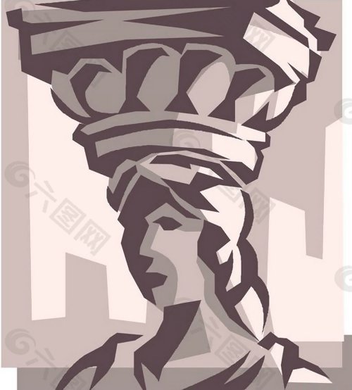 位图 女人 雕塑 高帽子 少数民族 免费素材