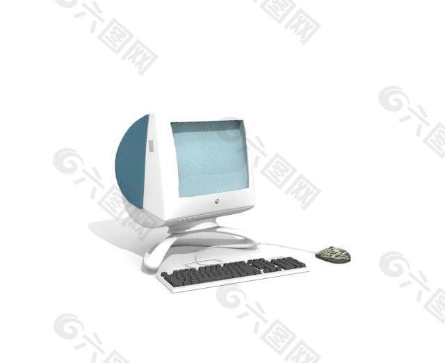 电脑 计算机(带键盘 鼠标)