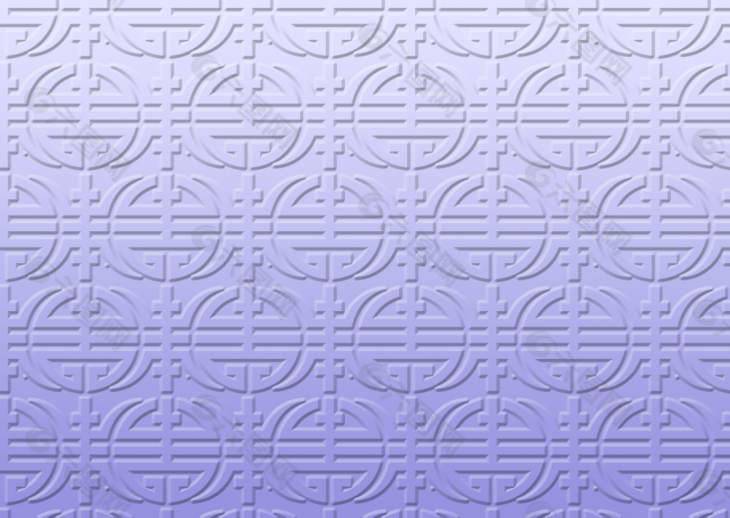 紫色中国风图案背景