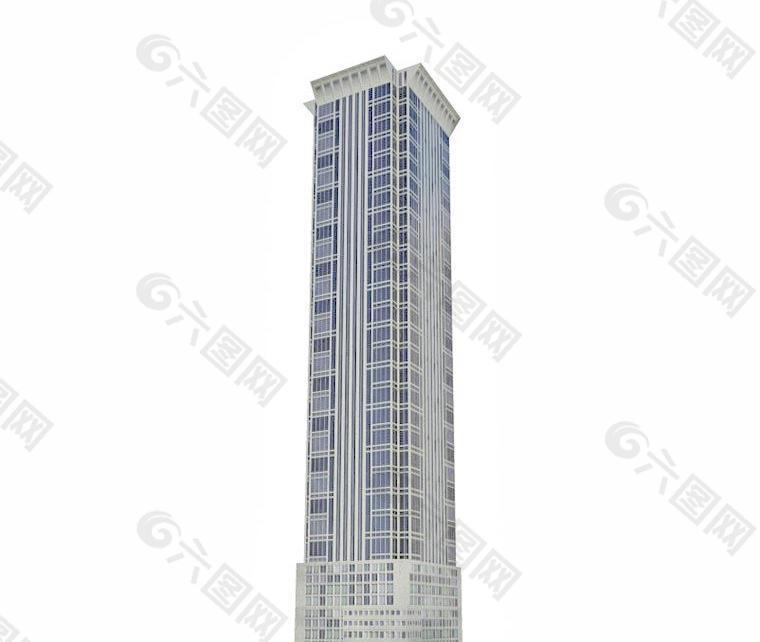 58 高层建筑 单体大楼 含贴图