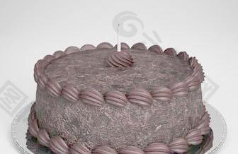 Party 娱乐聚会 生日聚会 生日蛋糕 巧克力蛋糕(带贴图) 012