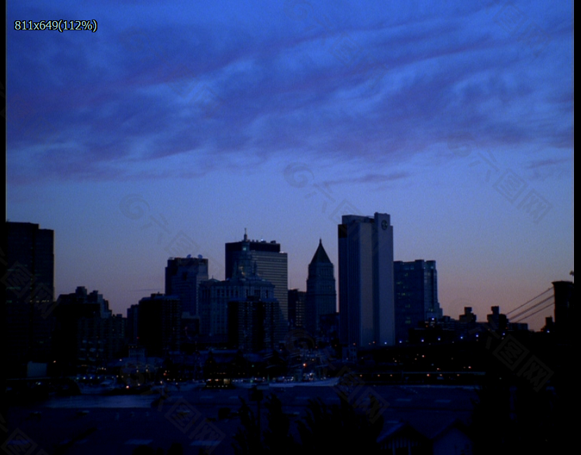 城市夜景实拍视频