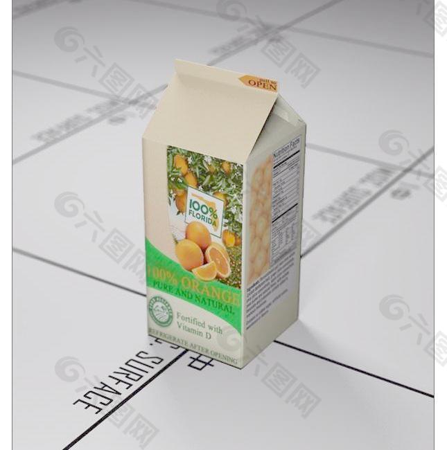 Orange Juice Carton 橙汁（纸盒装）