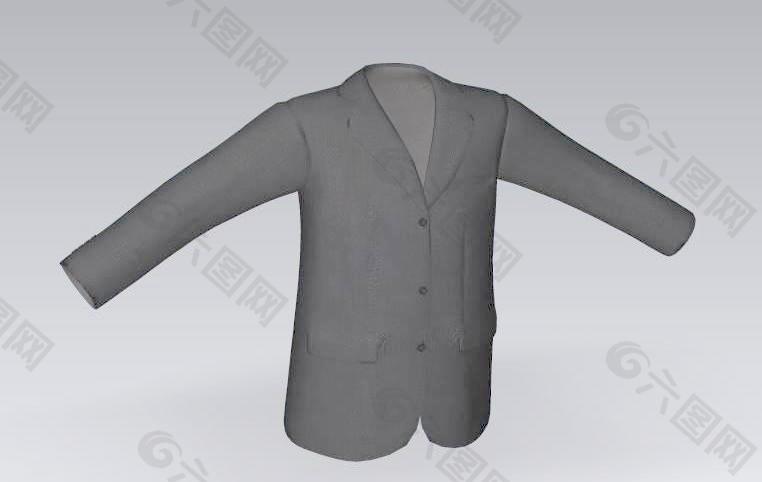 Suit jacket 三种西装外套（包含贴图）01