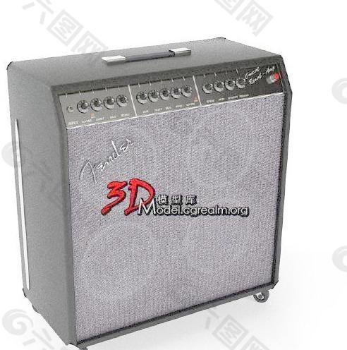 Fender Concert Reverb Guitar Amplifier 芬德音乐会混响吉他音箱 (带贴图)