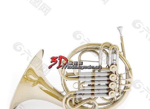 圆号 french horn (带贴图)