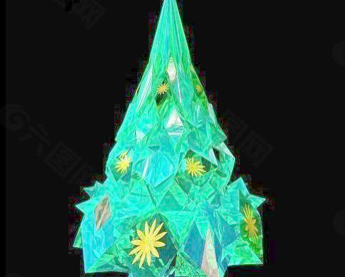 水晶圣诞树