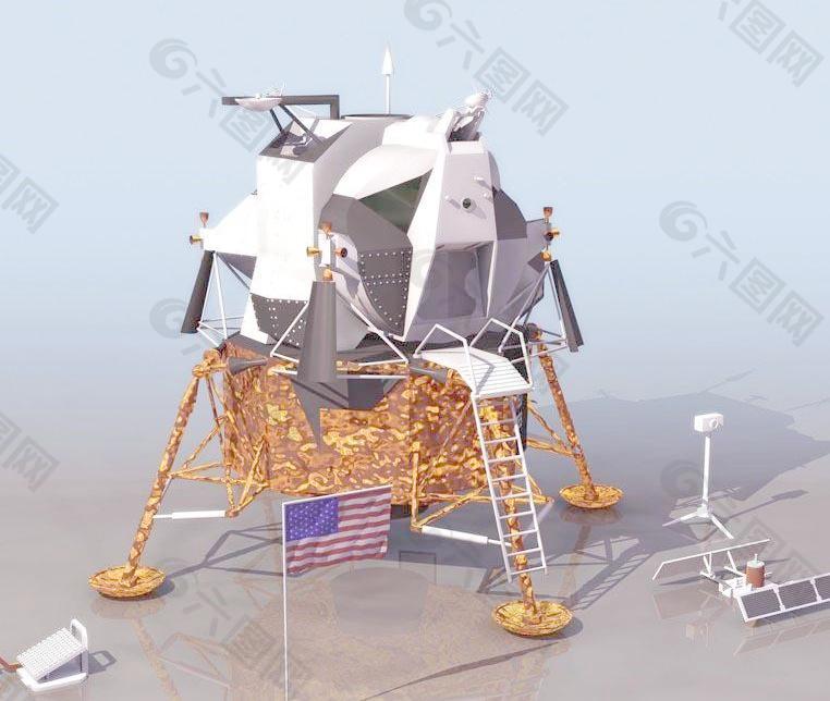 EAGLE 月球探测卫星 高模