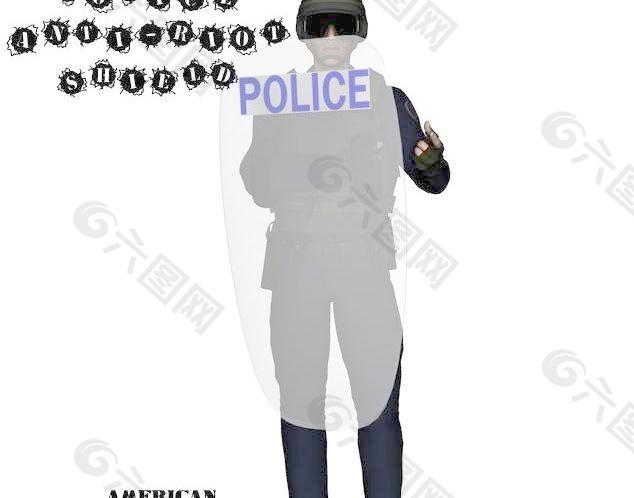 Police Anti-Riot Shield 警察防暴盾牌