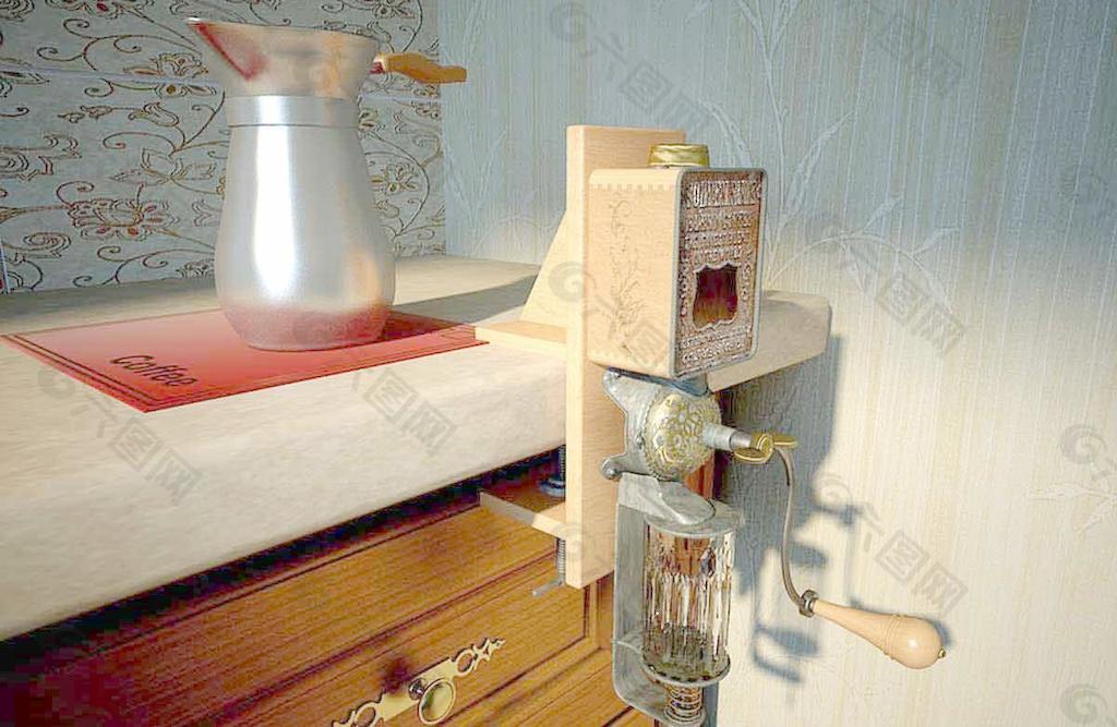 Antique coffee grinder 仿古咖啡研磨机