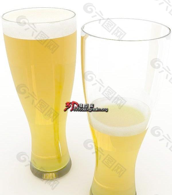 啤酒玻璃杯 Glasses with beer