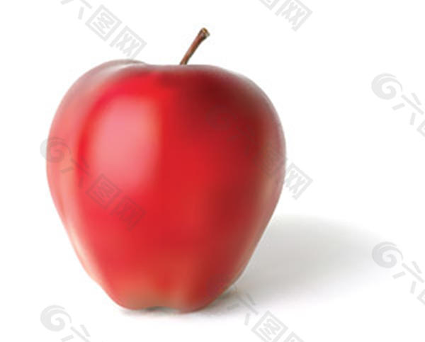 红苹果矢量素材