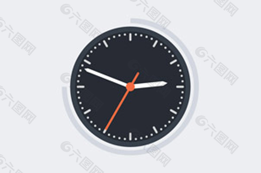 纯CSS3实现圆盘时钟动画