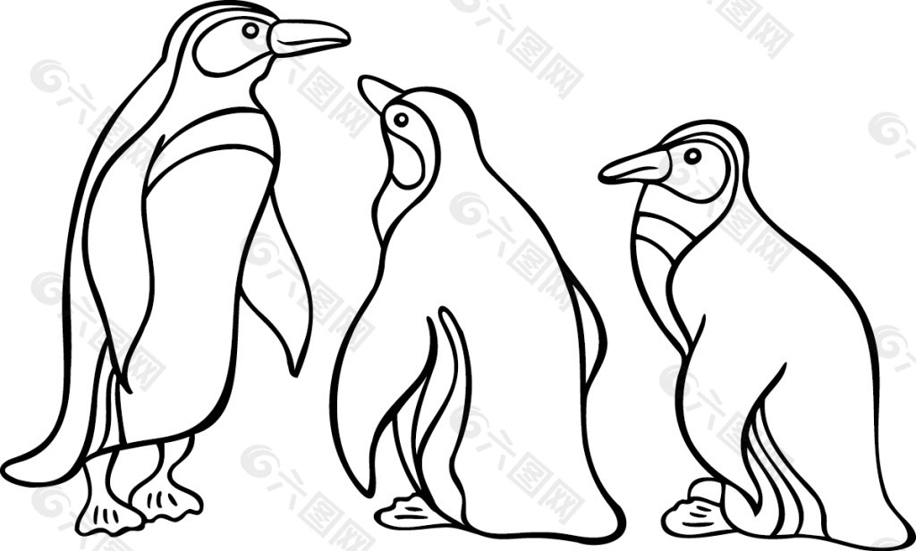 三只企鹅