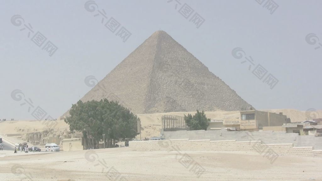 埃及金字塔进入股市的录像 视频免费下载
