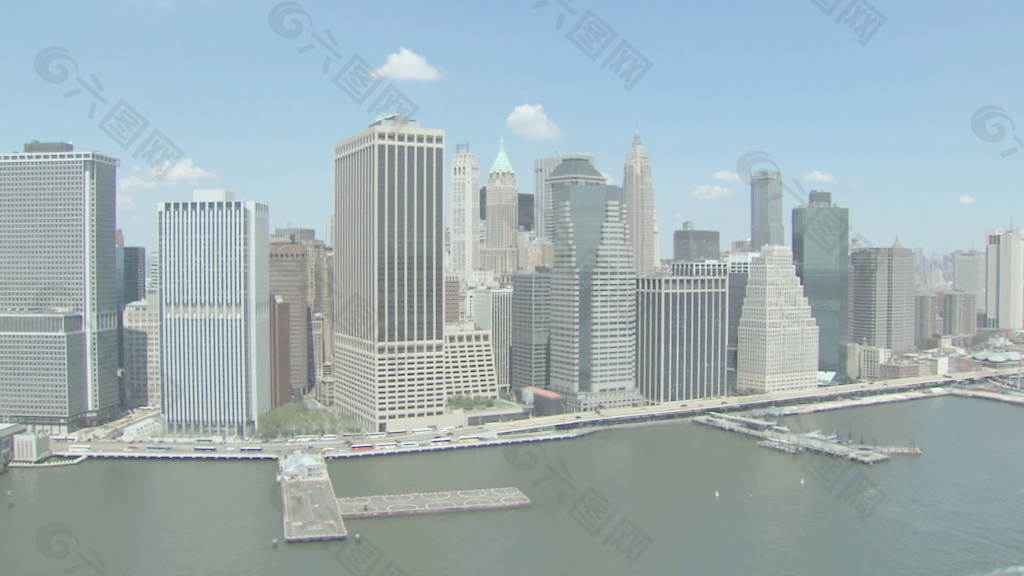 纽约市天际线天股票视频 视频免费下载