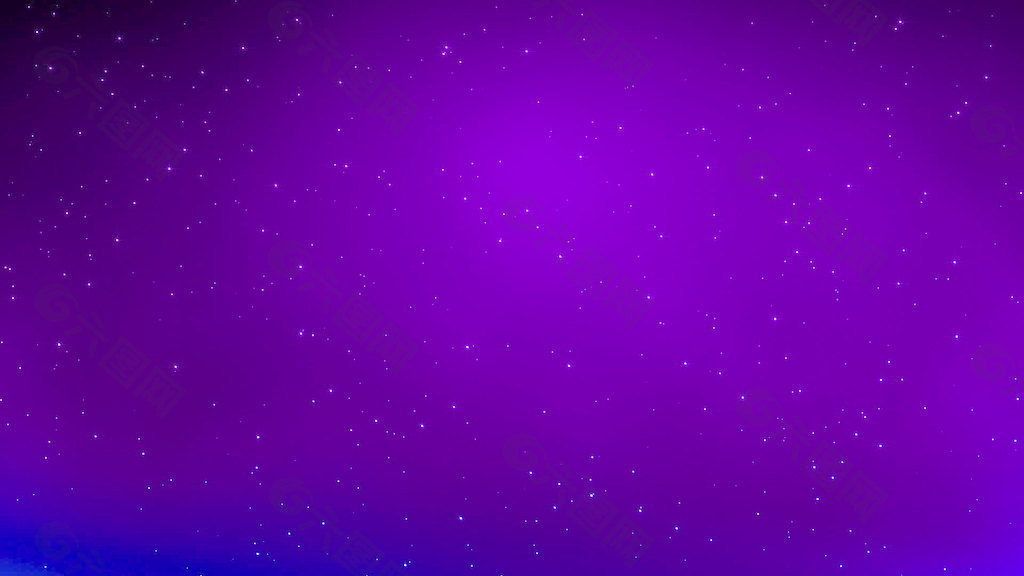 在空间运动的背景紫色的天空中闪烁的星星 视频免费下载