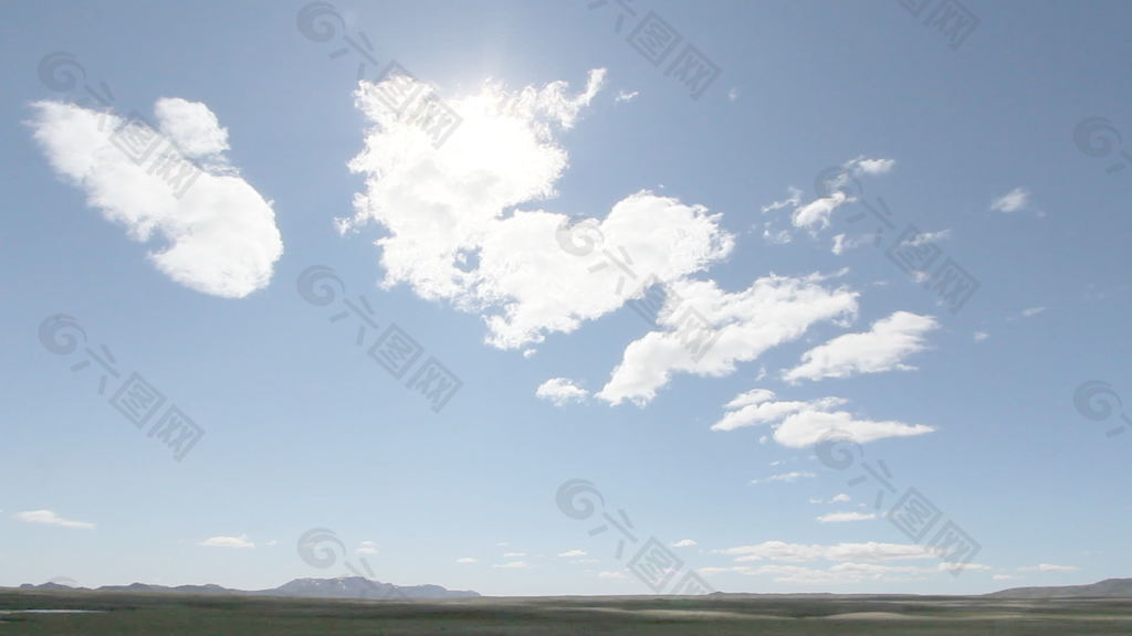 阳光透过云层在冰岛证券的录像 视频免费下载