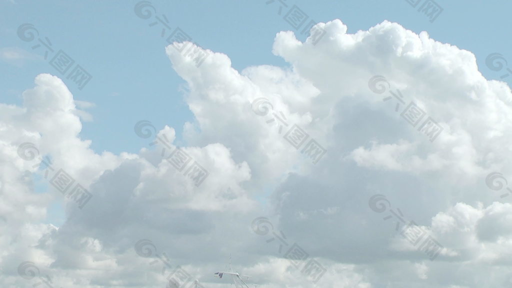 波罗的海鸥云，如股票录像纪录 视频免费下载