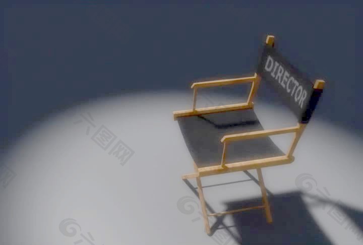 导演的椅子运动背景 视频免费下载