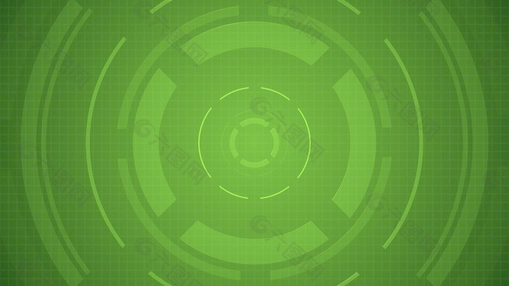 纺纱绿色目标运动的背景 视频免费下载