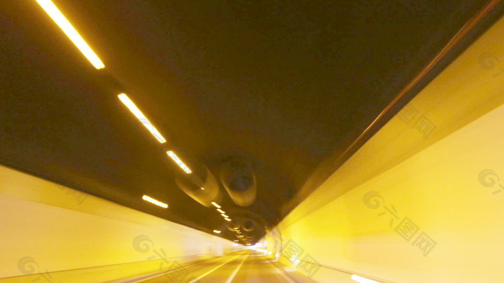 隧道驱动运动背景 视频免费下载