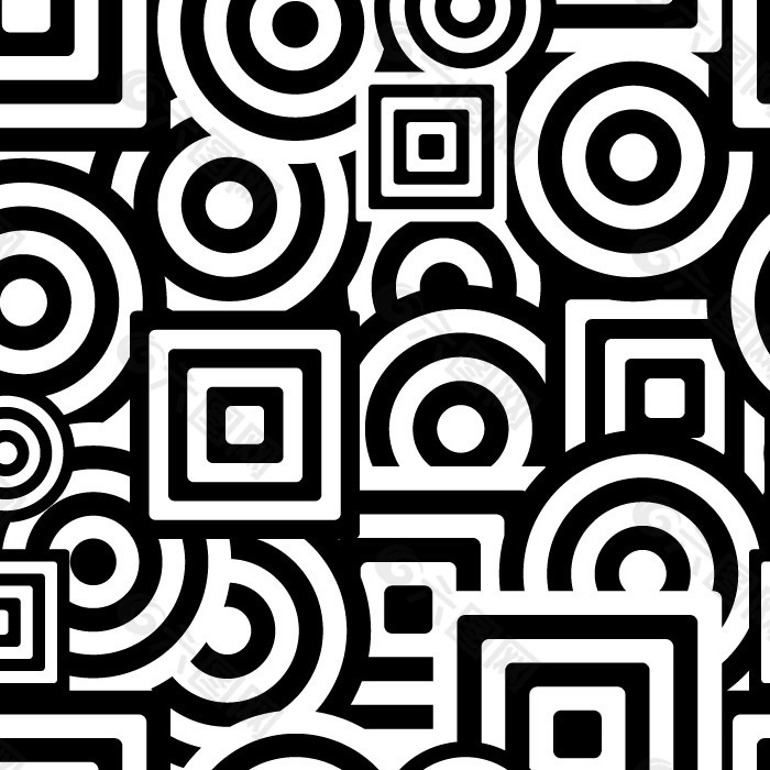 矢量图 几何 休闲风 免费素材