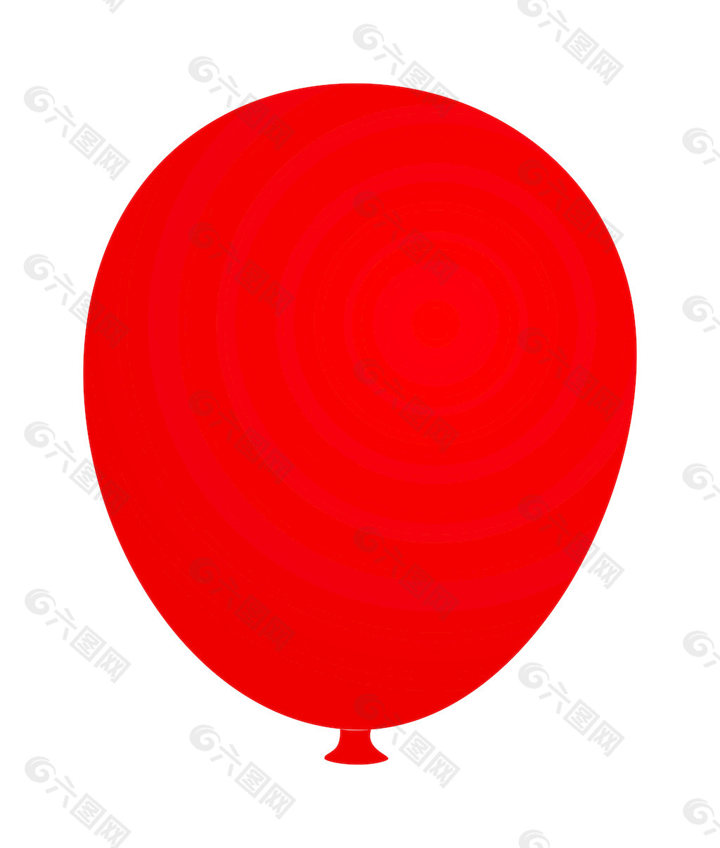 软红气球旗帜